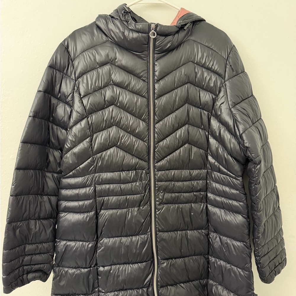 Noize Black Puffer Jacket With Logo Patch - image 1